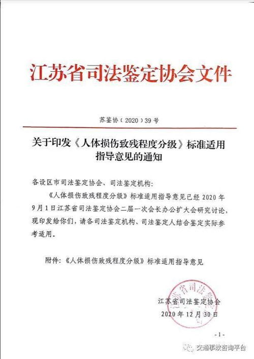《人体损伤致残程度分级》标准适用指导意见（2020）在法医司法鉴定中的核心要义与实践应用
